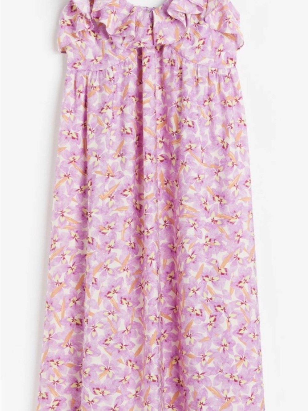 H&M Lilac Floral Ruffle Sundress